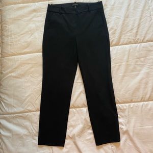 J Crew Black Straight Leg Work Pant